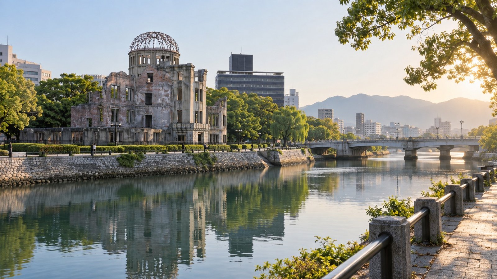Cupola della Bomba Atomica nel Peace Memorial Park di Hiroshima