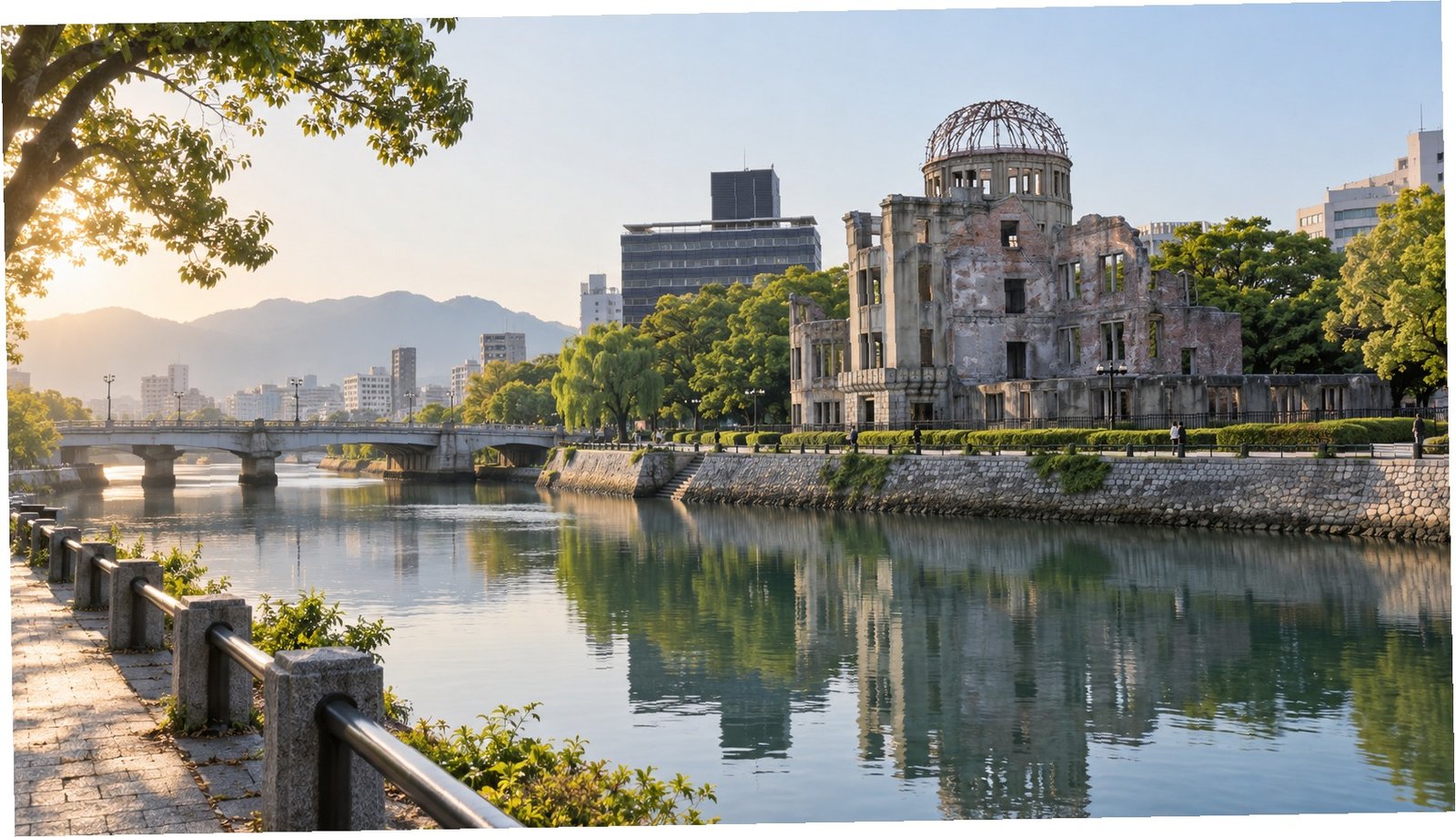 Cupola della Bomba Atomica nel Peace Memorial Park di Hiroshima
