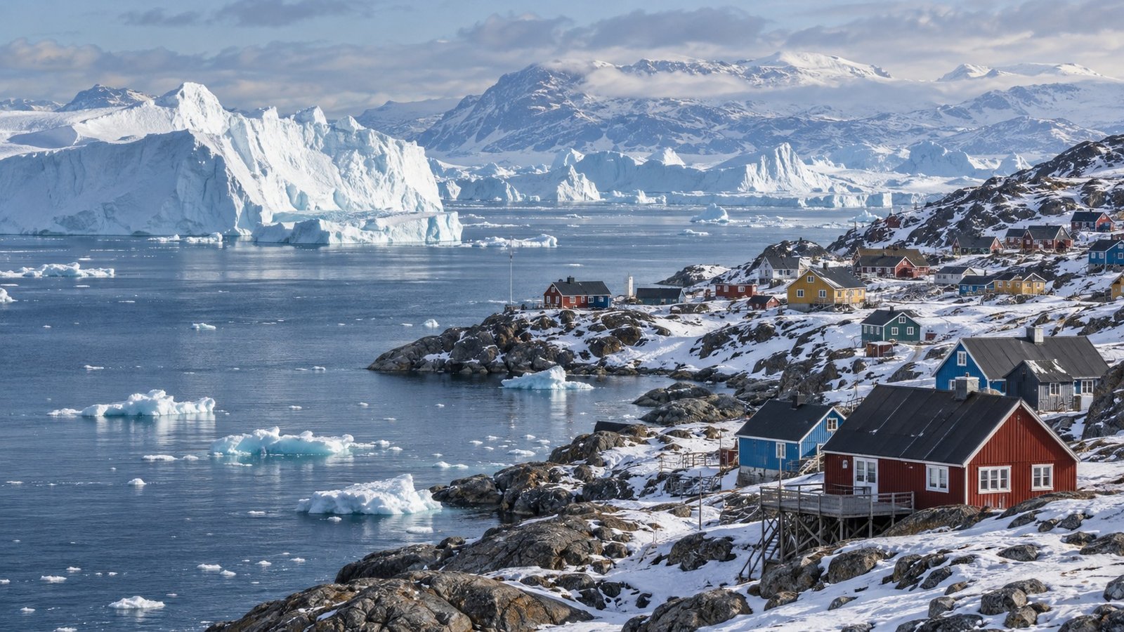 Paesaggio di Ilulissat, Groenlandia