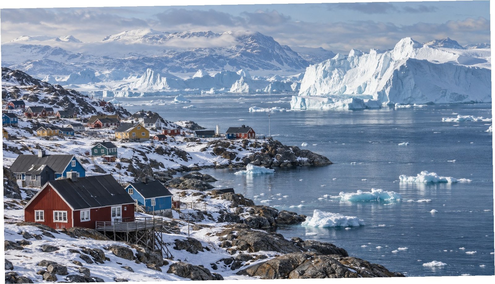 Paesaggio di Ilulissat, Groenlandia