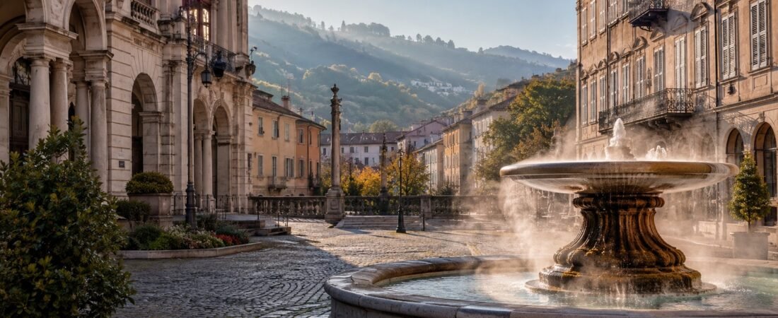 Acqui Terme in solitaria: benessere, romanità e colline del Piemonte