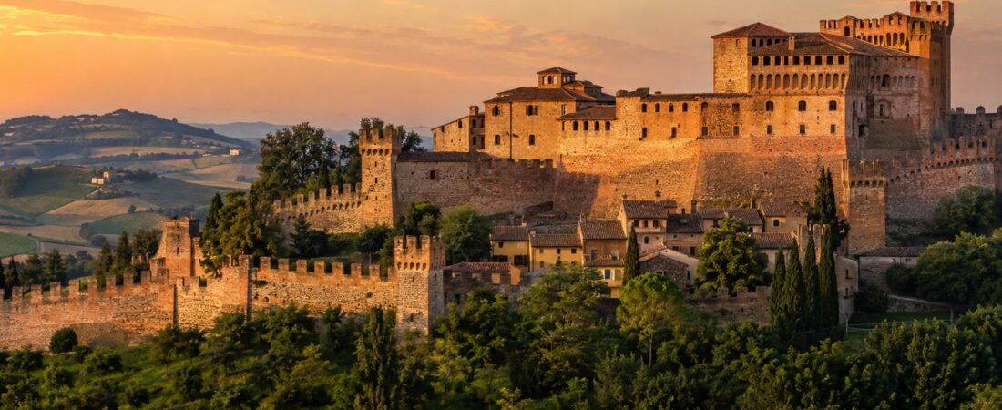 Gradara in solitaria: castello, mura e colline tra Marche e Romagna