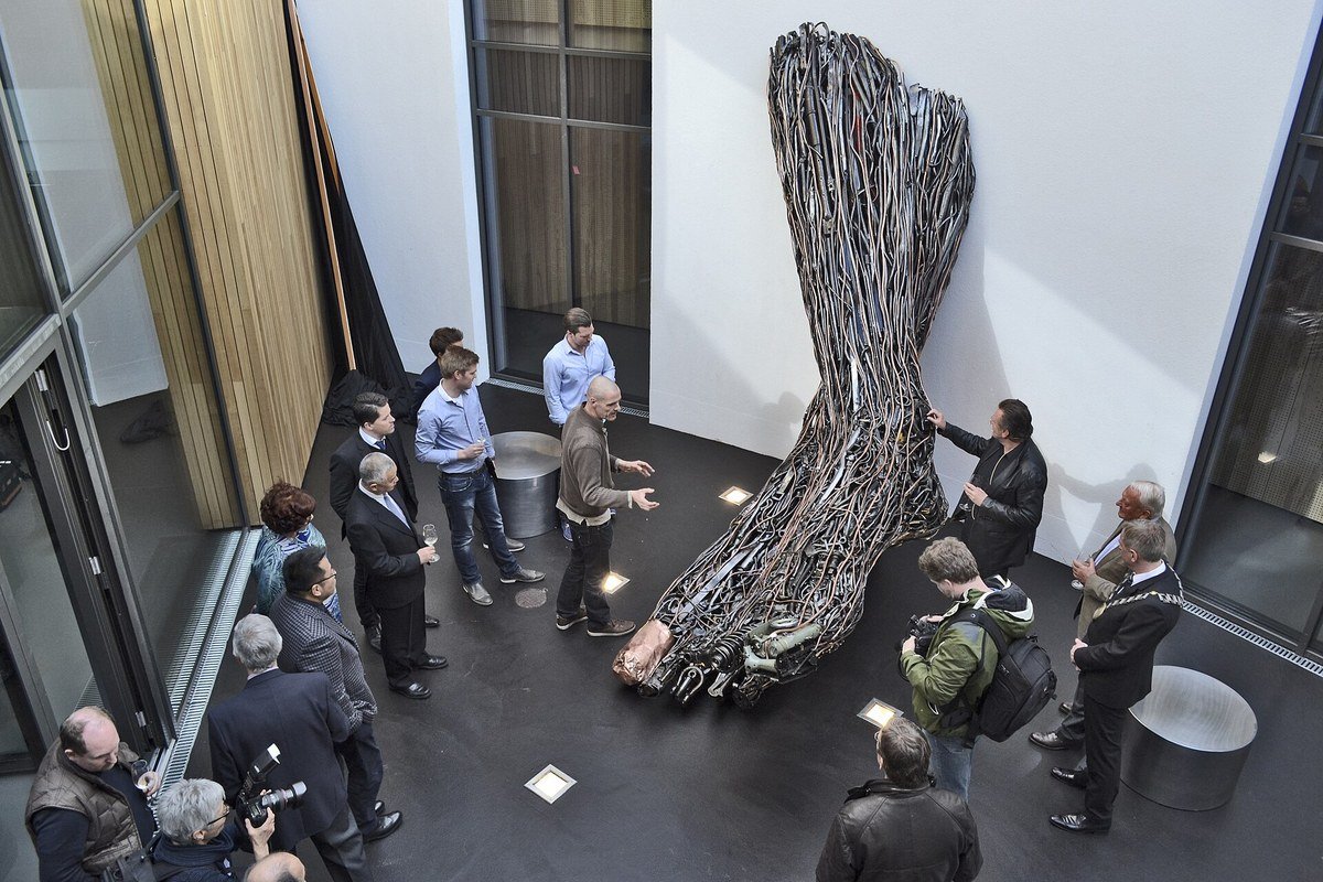 Installazione Footprintz of the Future a Tønder