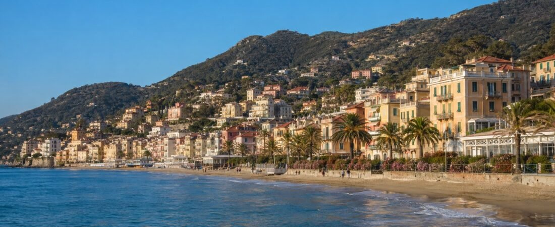Alassio in solitaria: il muretto, il borgo e la Riviera di ponente