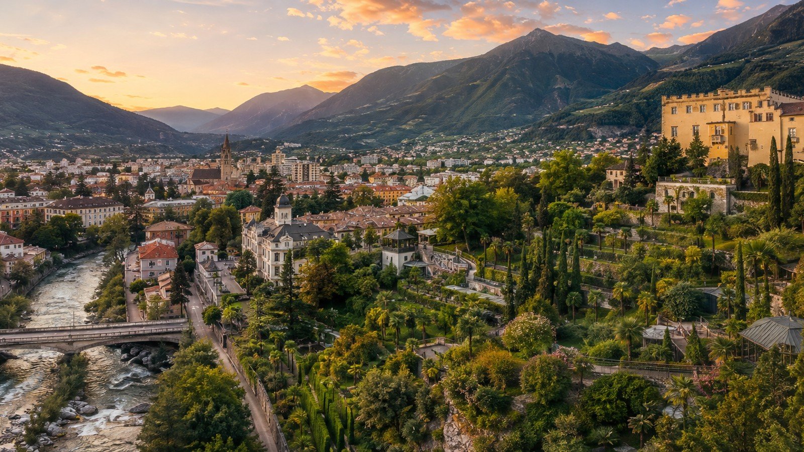 Merano in solitaria: le terme, i giardini di Sissi e la Val Venosta