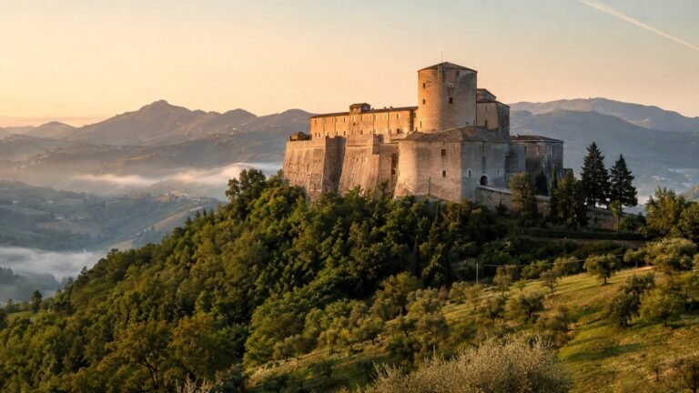 Sassocorvaro in solitaria: la Rocca, l’arte salvata e le colline del Montefeltro