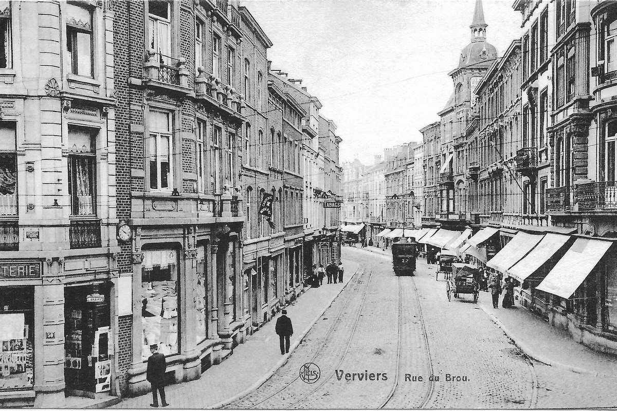 Rue du Brou nel centro storico di Verviers