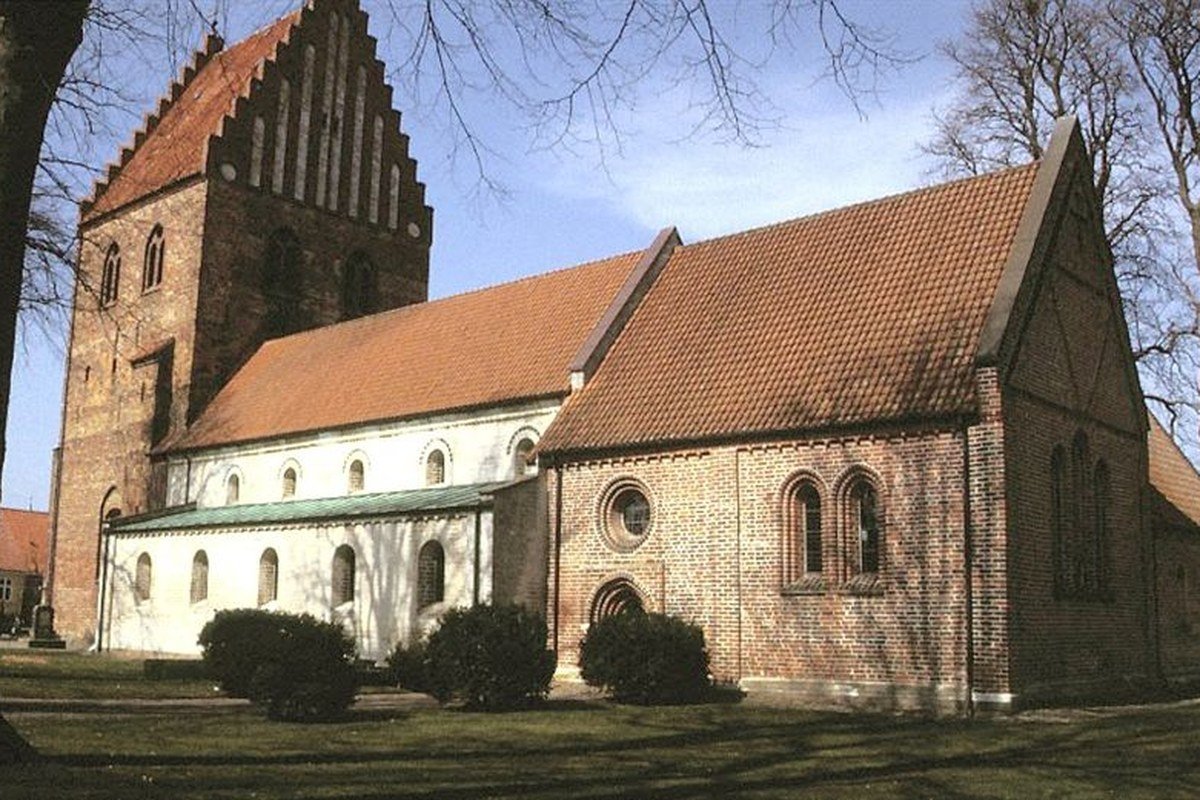 Dettaglio architettonico della chiesa di Stubbekøbing