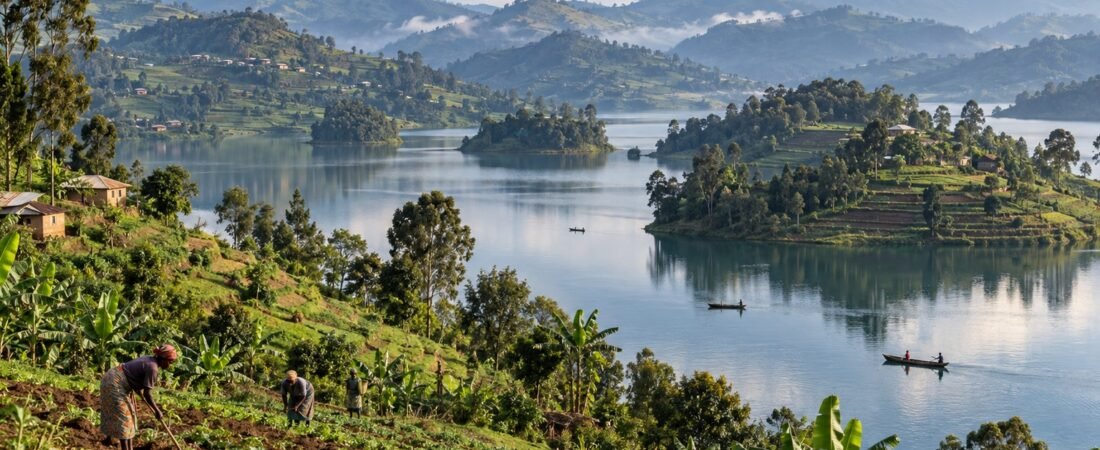 Kabale in solitaria: colline, terrazze e lago Bunyonyi