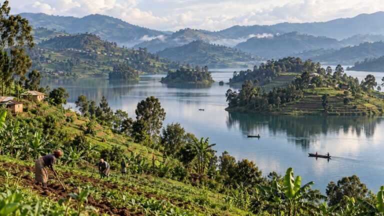 Kabale in solitaria: colline, terrazze e lago Bunyonyi