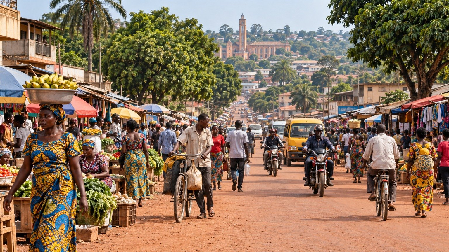 Kananga in solitaria: mercati, cultura e cuore del Kasai — veduta 1