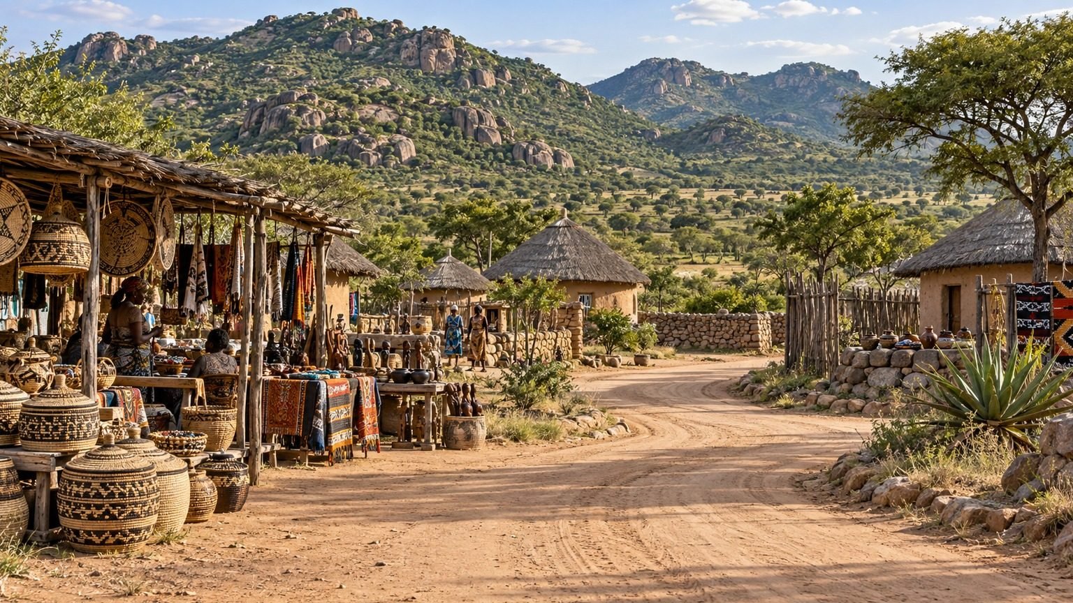 Kanye in solitaria: colline, storia e paesaggi del Botswana meridionale