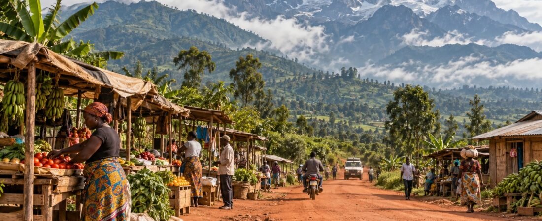 Kasese in solitaria: montagne, laghi e porte del Rwenzori