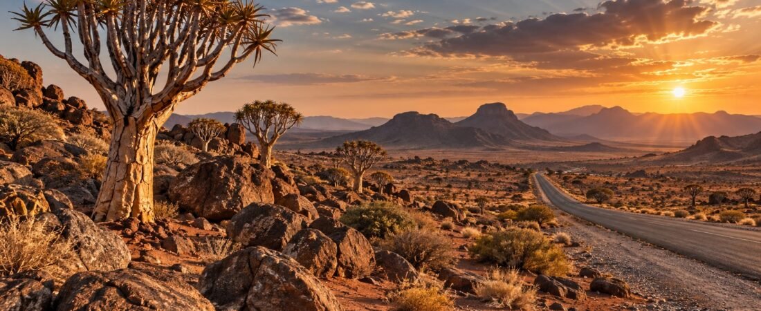 Keetmanshoop in solitaria: deserto, alberi faretra e sud della Namibia