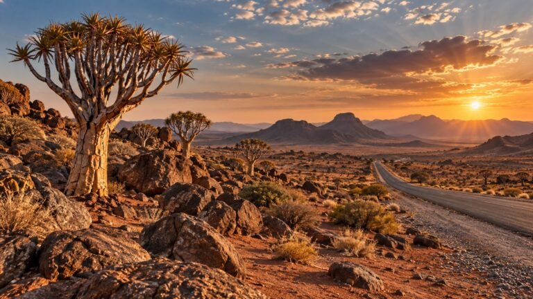 Keetmanshoop in solitaria: deserto, alberi faretra e sud della Namibia