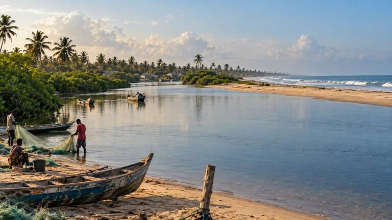 Keta in solitaria: lagune, spiagge e villaggi costieri del Ghana