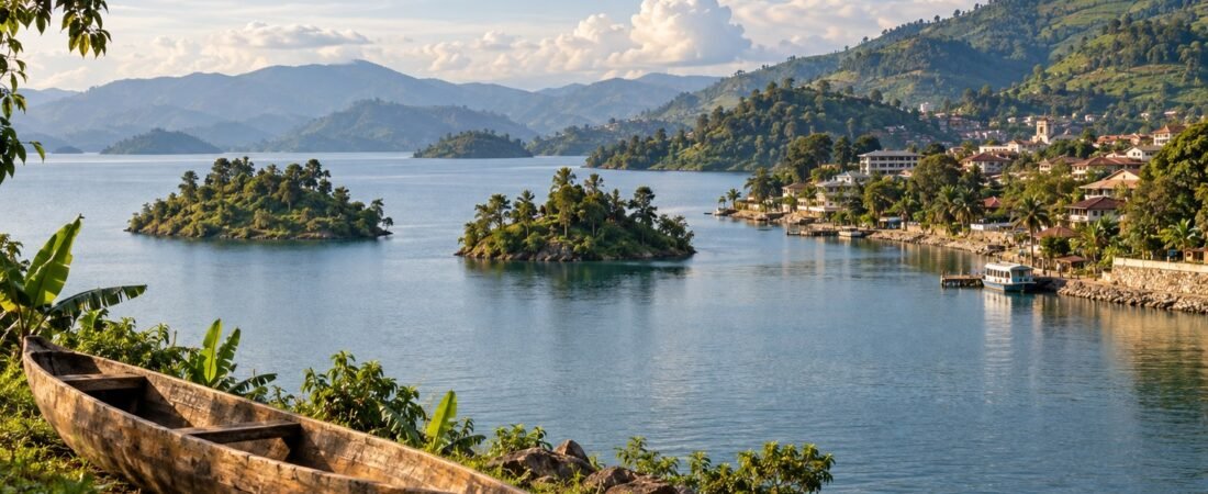 Kibuye in solitaria: lago Kivu, colline e costa occidentale del Ruanda