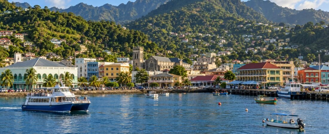 Kingstown in solitaria: porto, colline e isole di Saint Vincent
