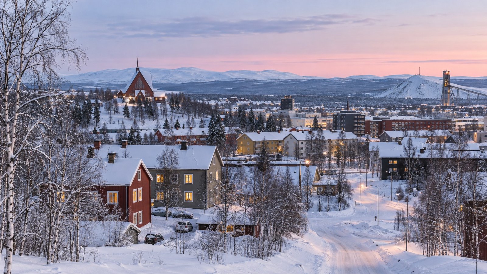 Kiruna in solitaria: Lapponia, miniere e aurora boreale
