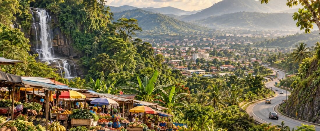 Koforidua in solitaria: colline, cascate e Ghana orientale