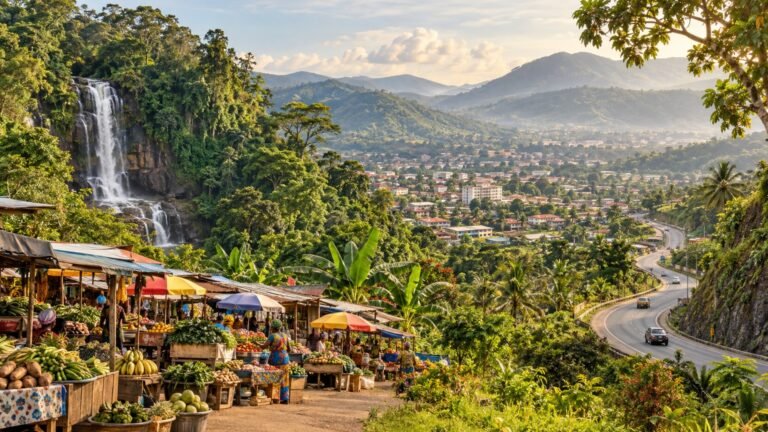 Koforidua in solitaria: colline, cascate e Ghana orientale
