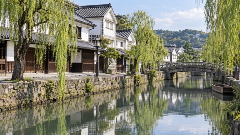 Kurashiki in solitaria: giardini, case da tè e artigianato giapponese