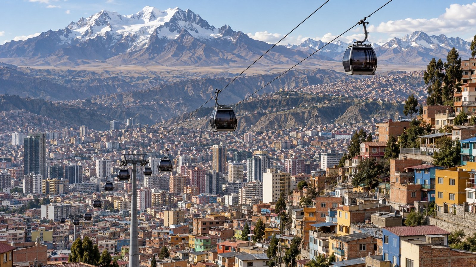 La Paz sulle montagne delle Ande