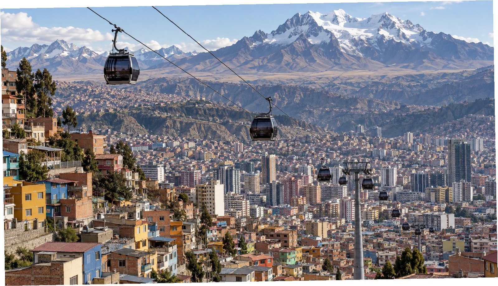 La Paz sulle montagne delle Ande