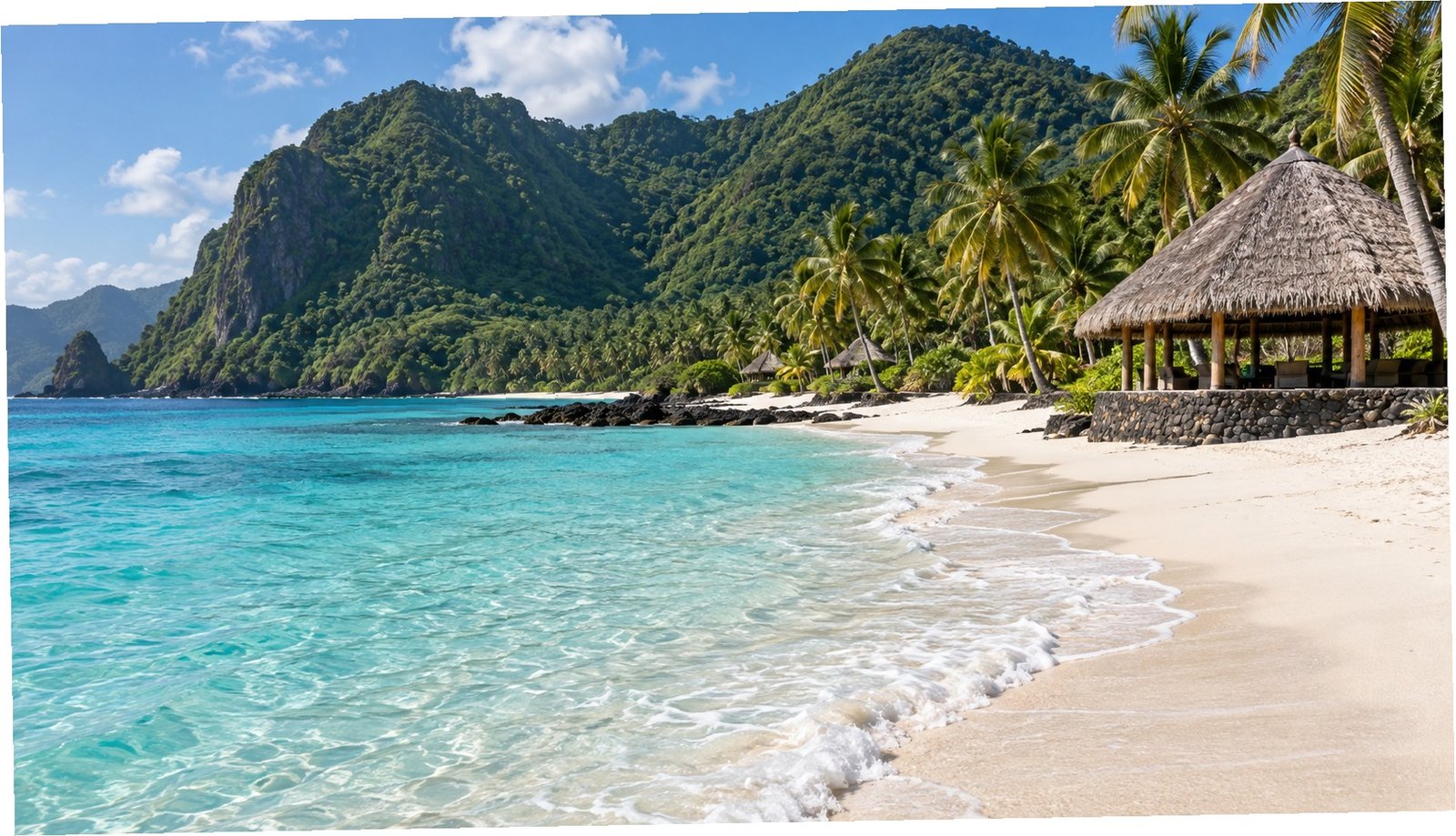 Spiaggia tropicale di Lalomanu, Samoa
