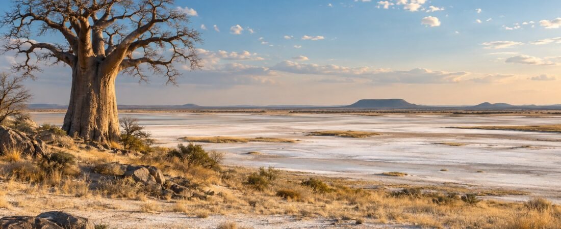Letlhakane in solitaria: saline, Makgadikgadi e nord-est del Botswana