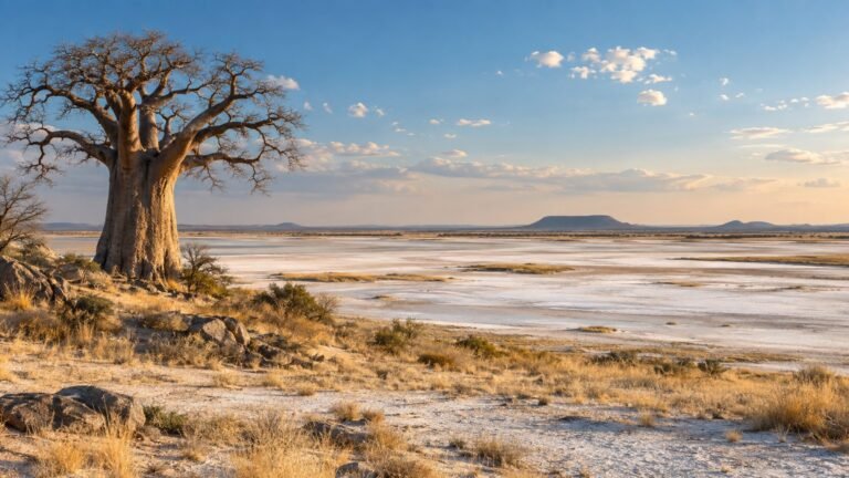 Letlhakane in solitaria: saline, Makgadikgadi e nord-est del Botswana
