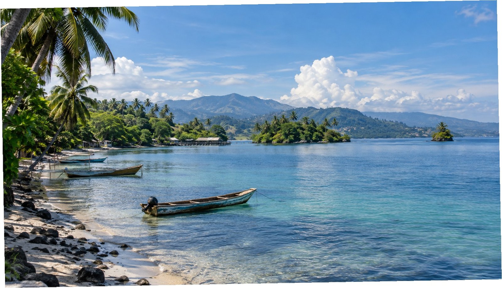 Costa tropicale di Madang, Papua Nuova Guinea
