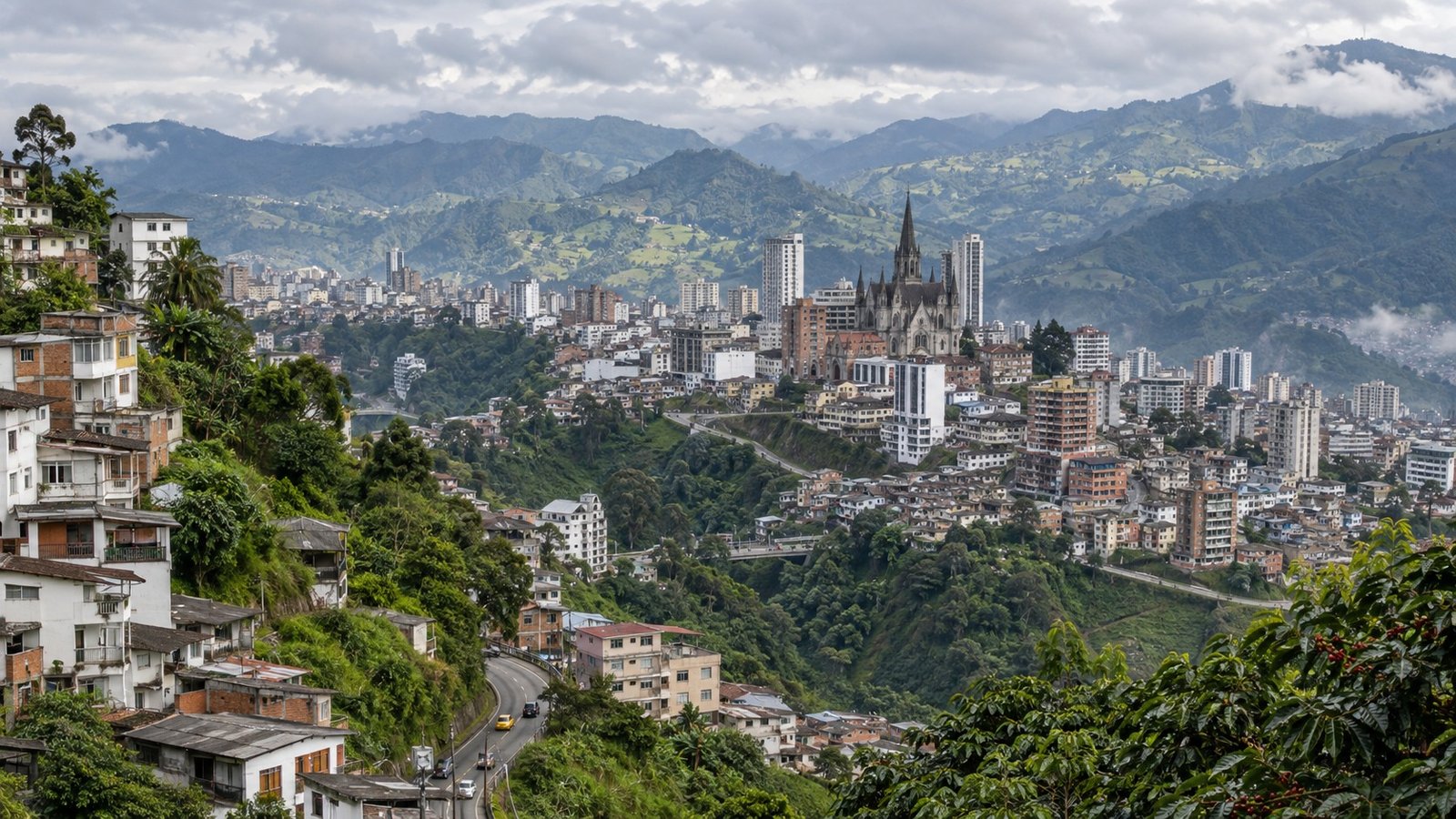 Manizales in solitaria: caffè, montagne e città verticale