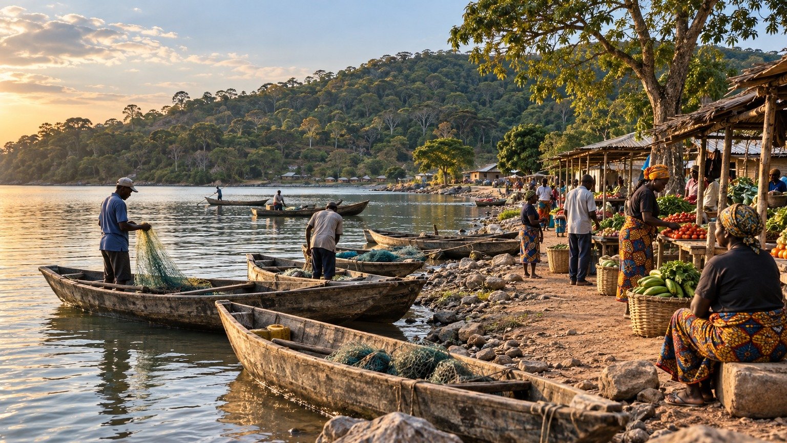 Mansa in solitaria: laghi, mercati e nord dello Zambia