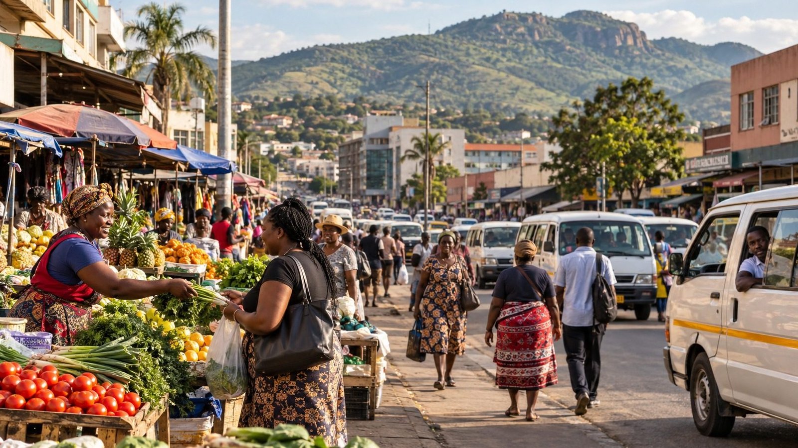 Manzini in solitaria: mercati, artigianato e cuore commerciale dell’Eswatini