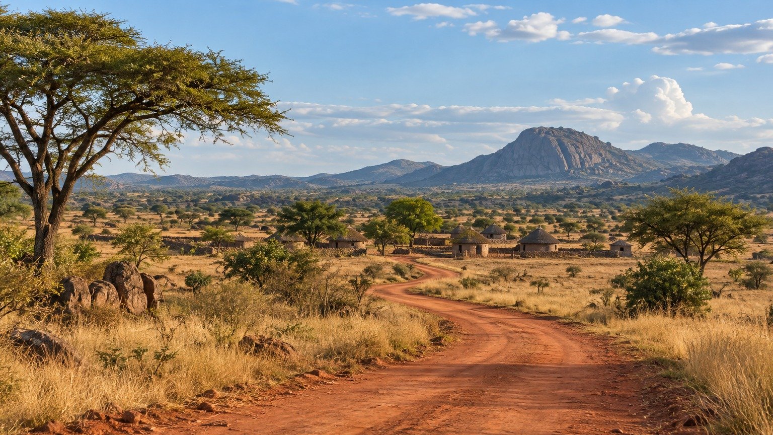 Marula in solitaria: savana, villaggi e Zimbabwe meridionale