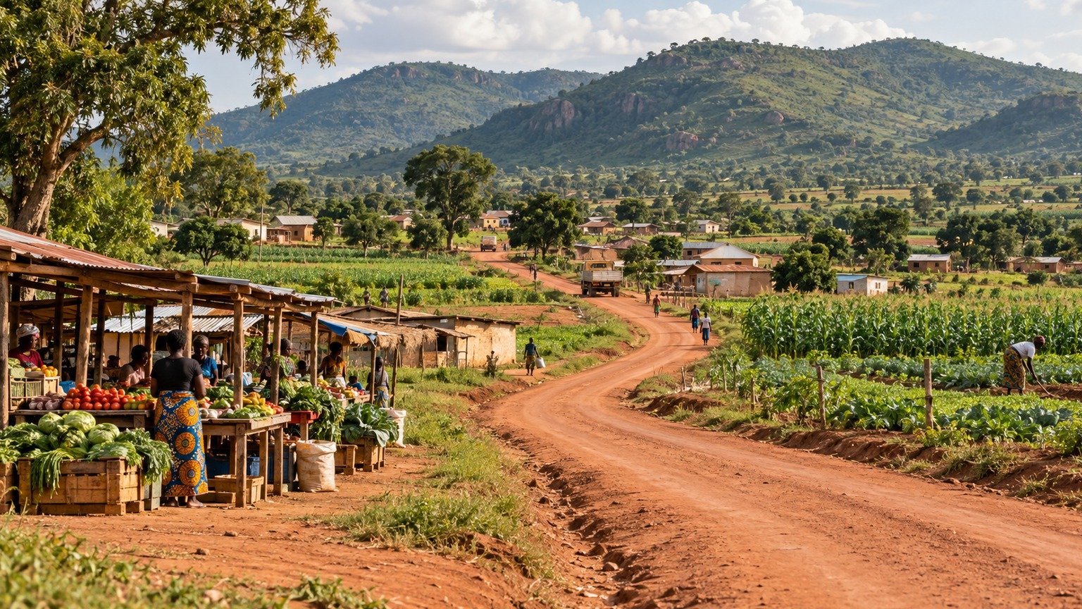 Masaiti in solitaria: campagne, mercati e Copperbelt dello Zambia