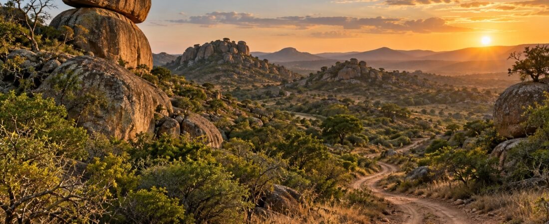 Matobo in solitaria: rocce, colline e Zimbabwe occidentale