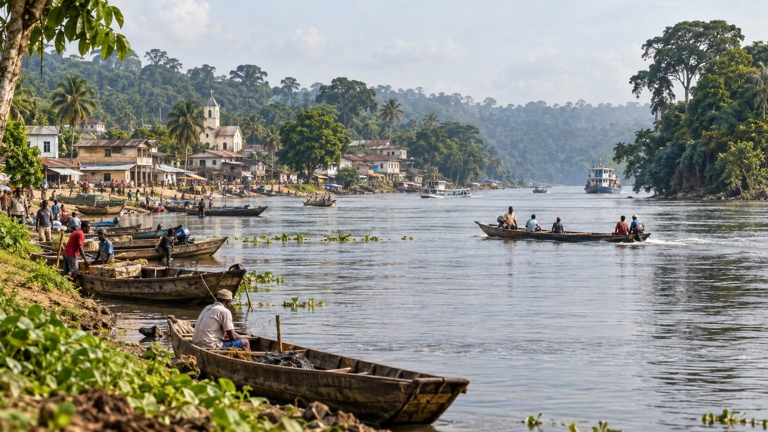 Mbandaka in solitaria: fiume Congo, foresta e vita quotidiana