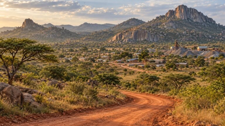 Mberengwa in solitaria: miniere, colline e Zimbabwe meridionale