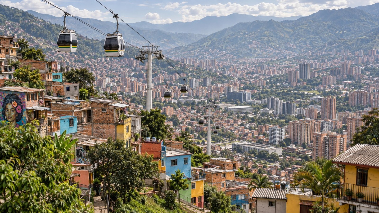 Medellín in solitaria: metropolitana, colline e quartieri creativi