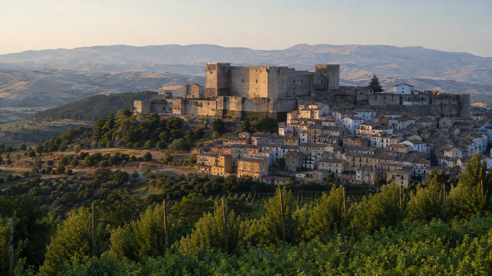 Melfi in solitaria: il Vulture tra castello normanno e vino Aglianico