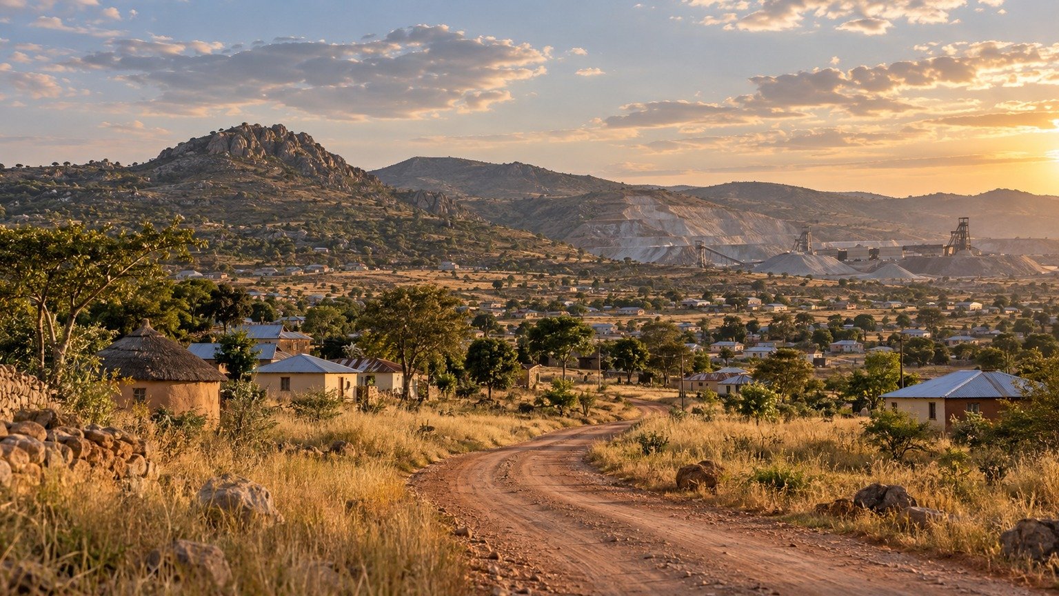 Mhondoro-Ngezi in solitaria: miniere, colline e Zimbabwe centrale