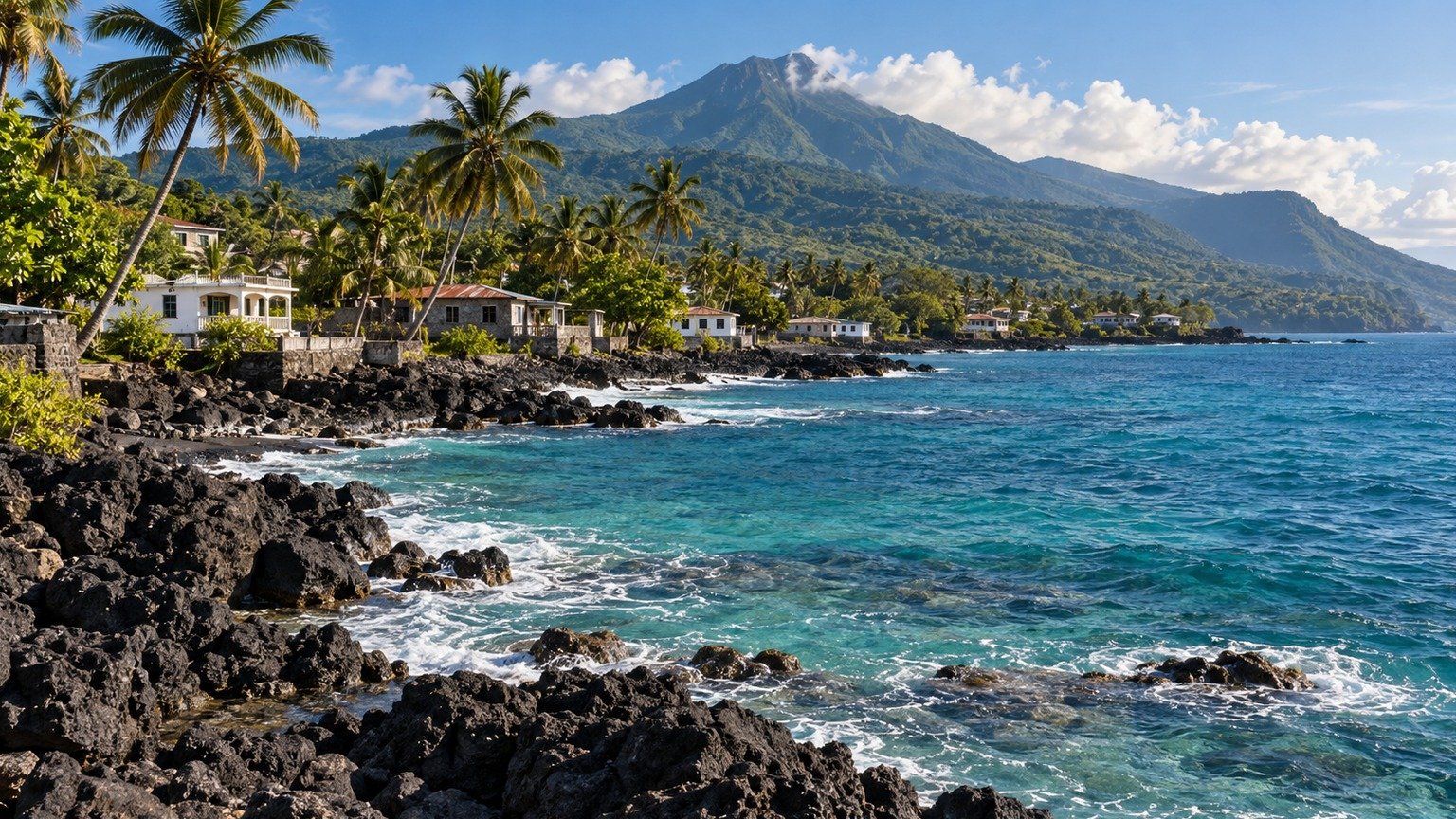 Mitsamiouli in solitaria: costa, vulcano e nord delle Comore — veduta 1