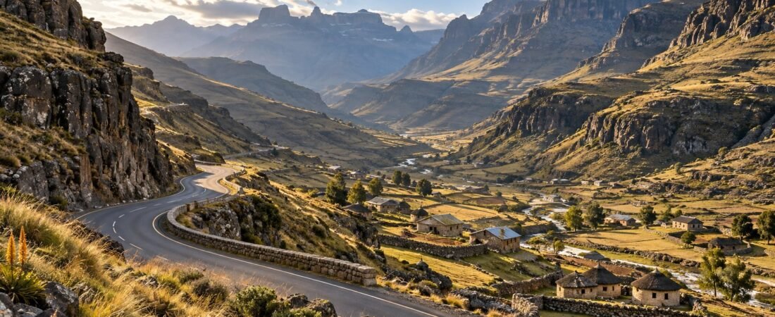 Mokhotlong in solitaria: passi montani e altopiani del Lesotho