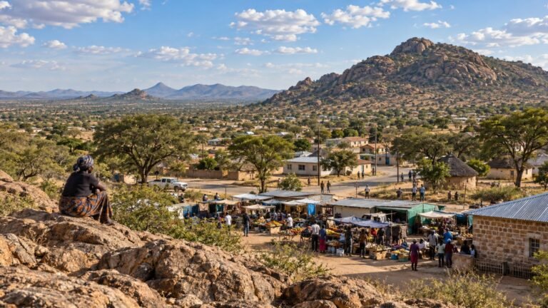 Molepolole in solitaria: colline, villaggi e sud del Botswana