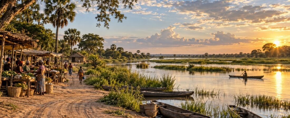 Mongu in solitaria: Barotseland, fiume Zambesi e pianure allagate