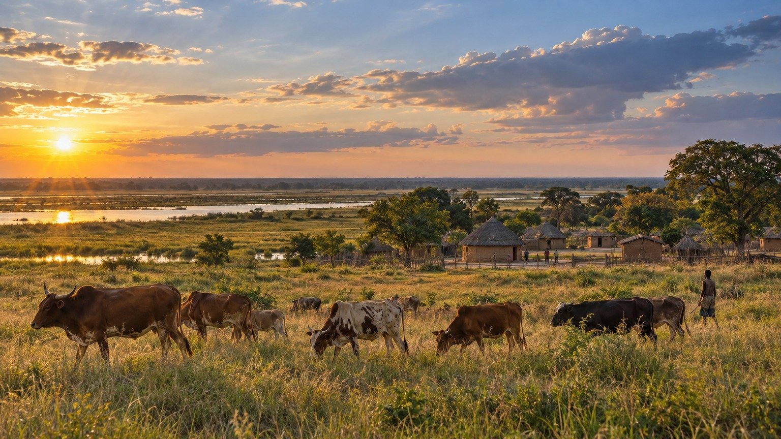Namwala in solitaria: Kafue, bestiame e Zambia meridionale