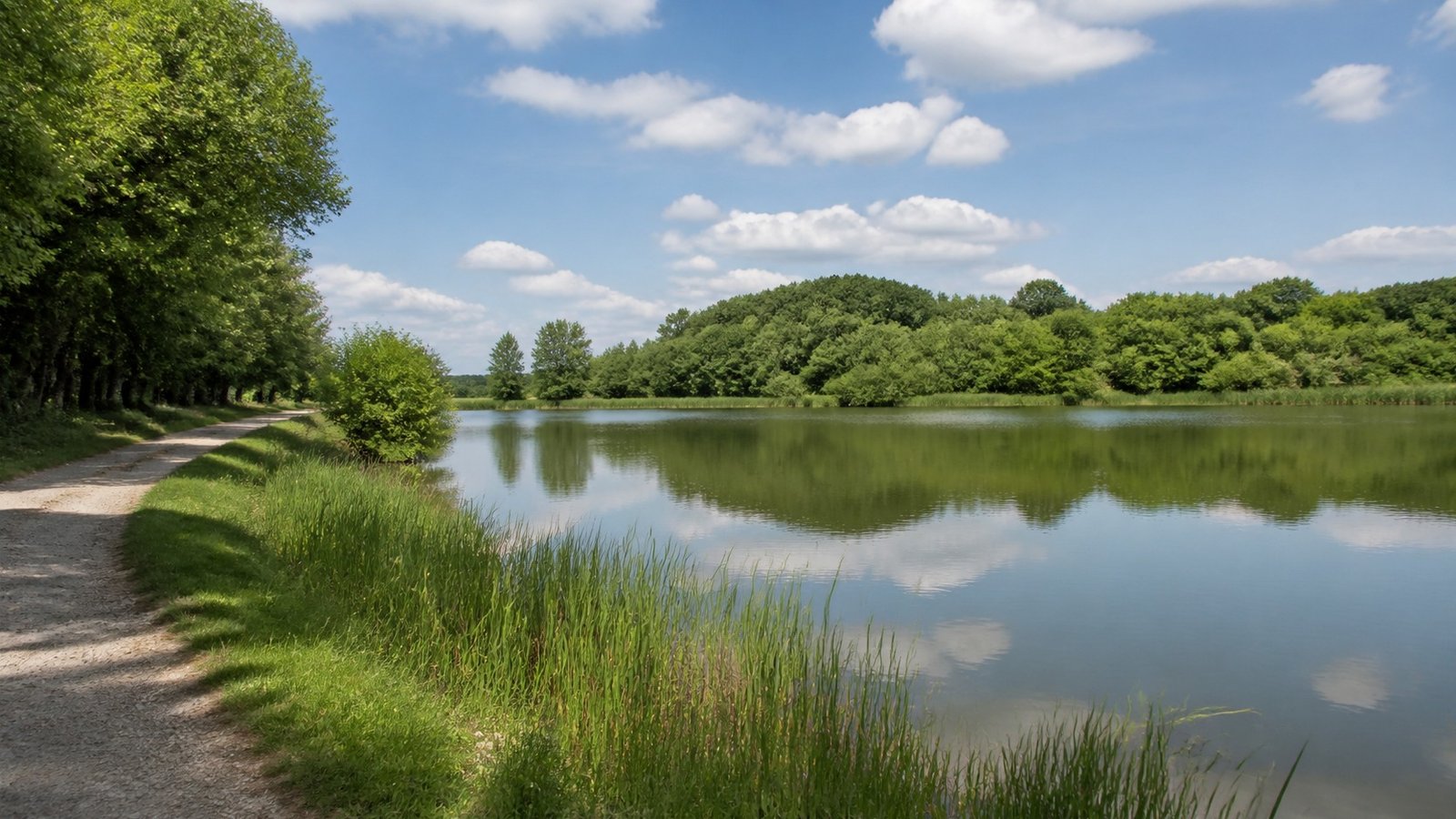 Lago Lapovac vicino a Našice in Slavonia