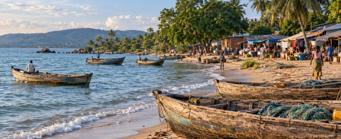Nchelenge in solitaria: lago Mweru, spiagge e Zambia settentrionale